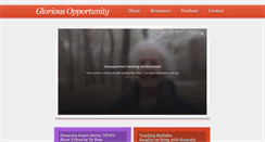 Desktop Screenshot of gloriousopportunity.org